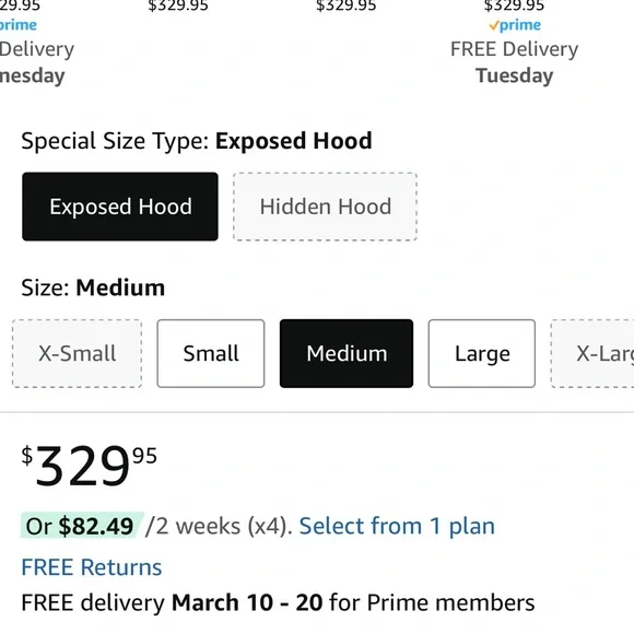 Tipsy Elves Navy and Rainbow Ski Jacket - Picture 4 of 5